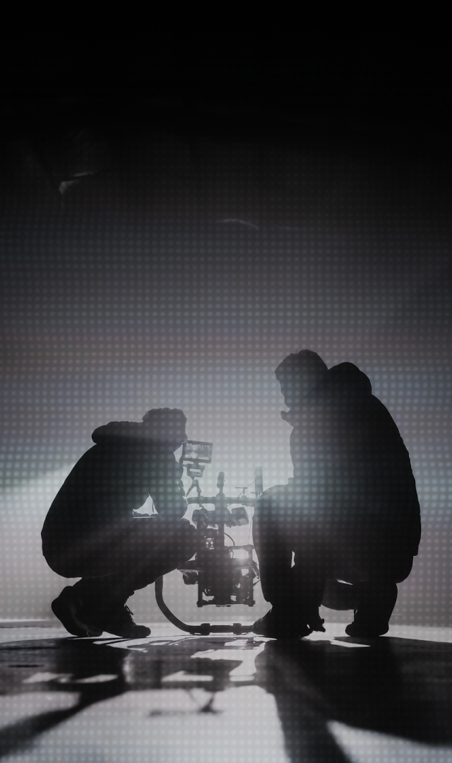 Film production on set